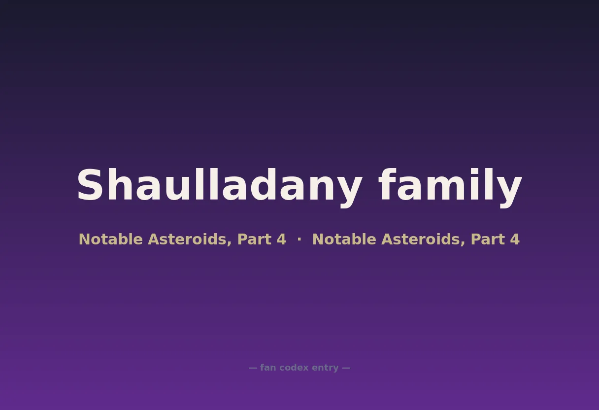 Shaulladany family