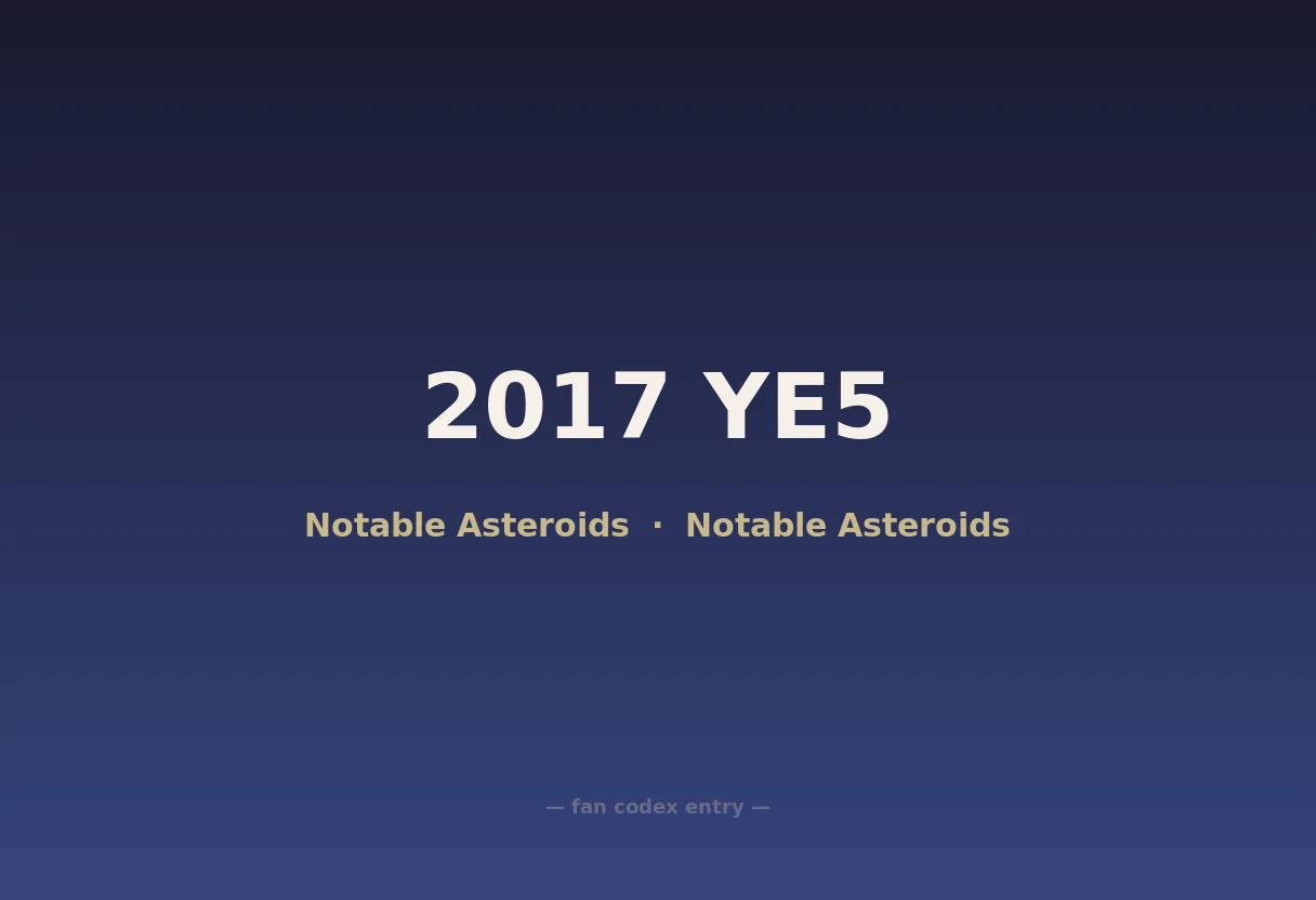 2017 YE5