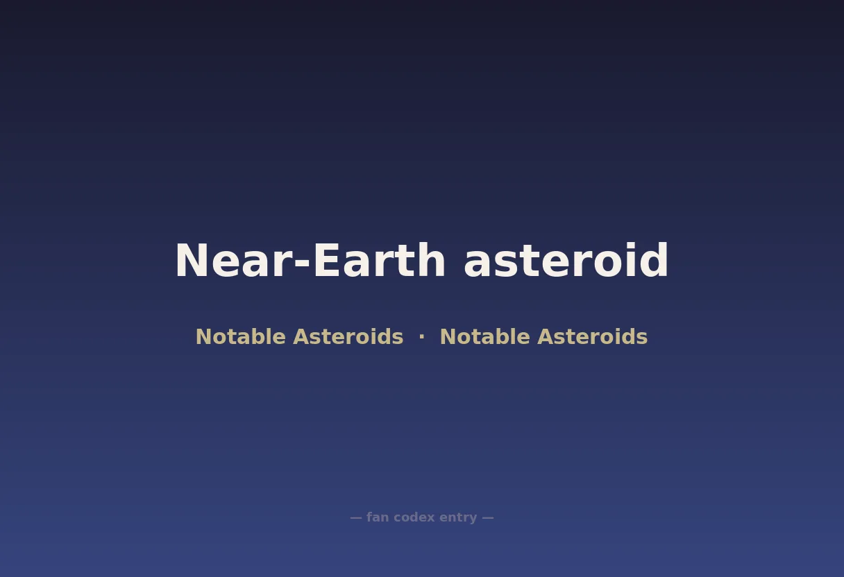 Near-Earth asteroid