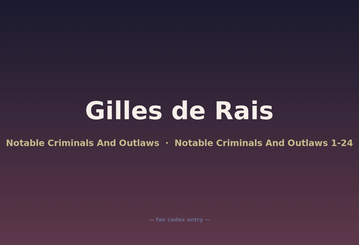 Gilles de Rais