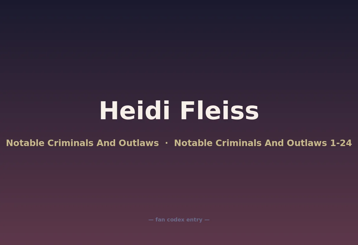 Heidi Fleiss