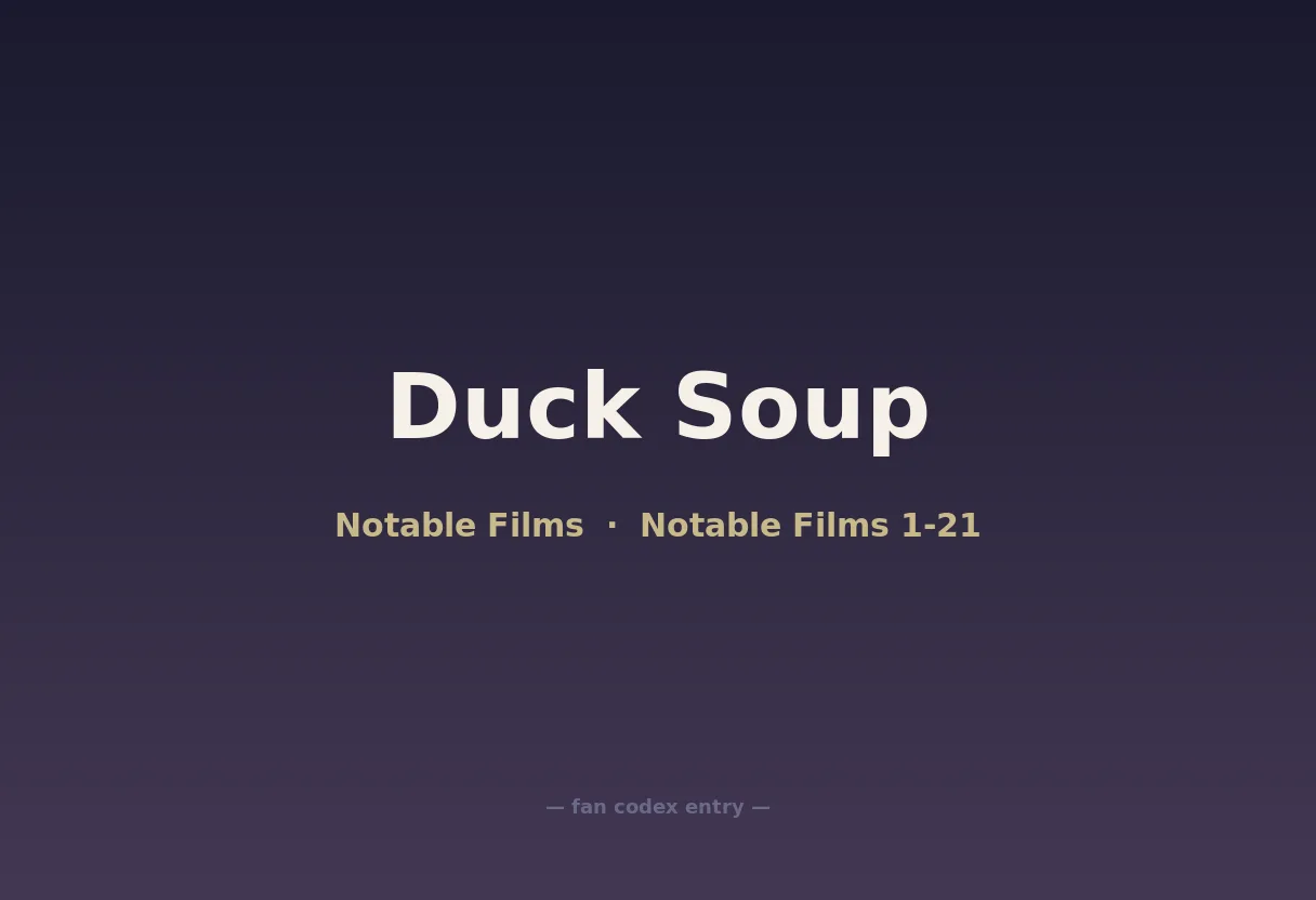 Duck Soup