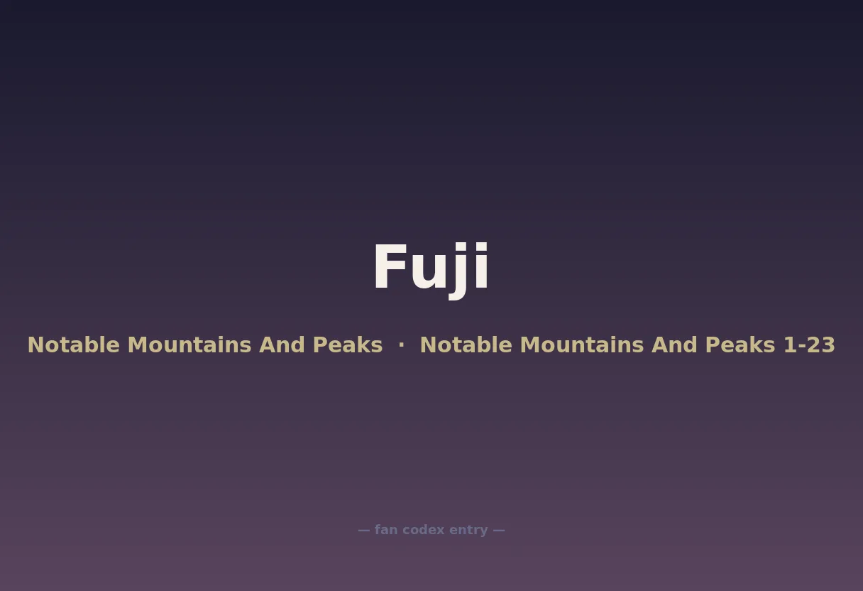 Fuji