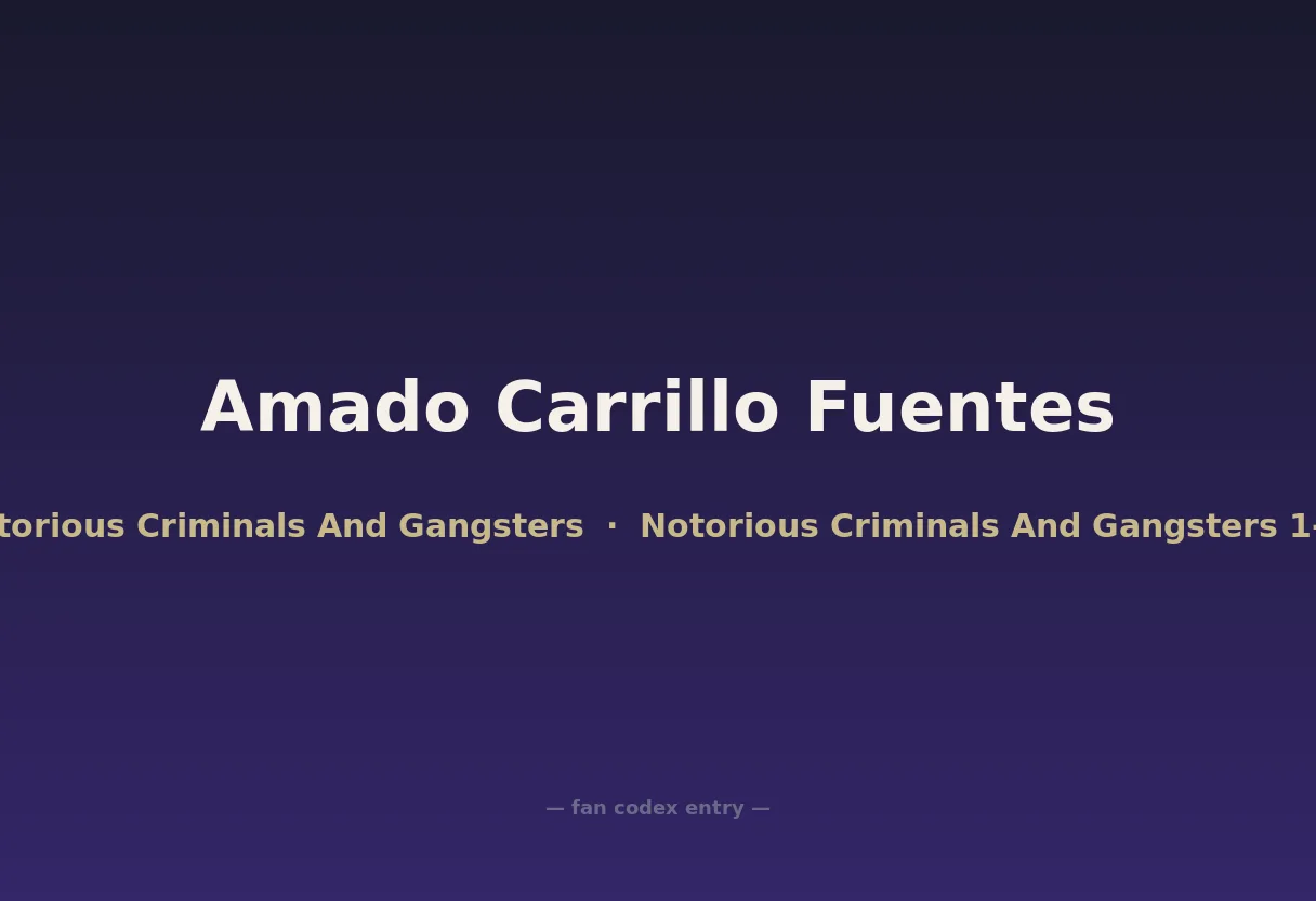 Amado Carrillo Fuentes
