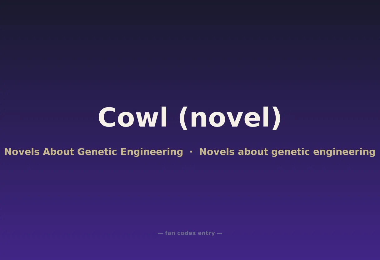 Cowl (novel)