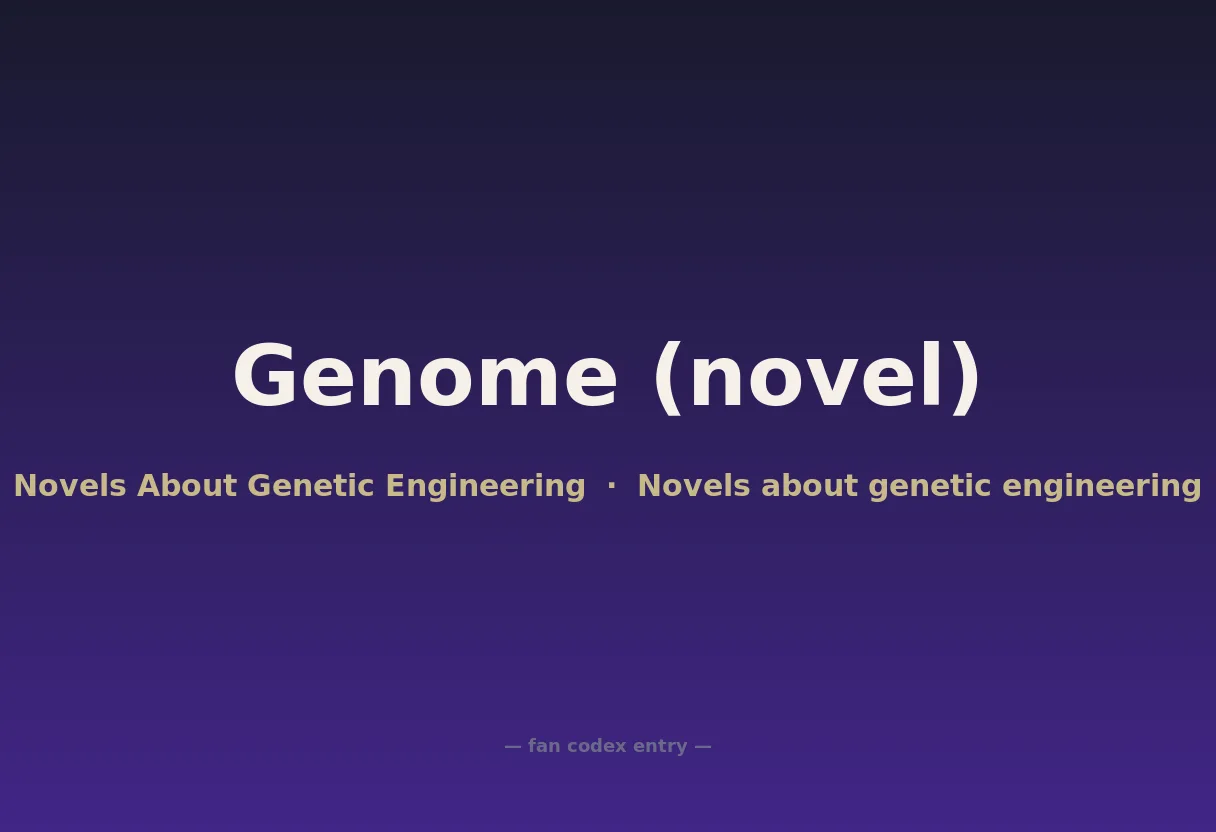Genome (novel)
