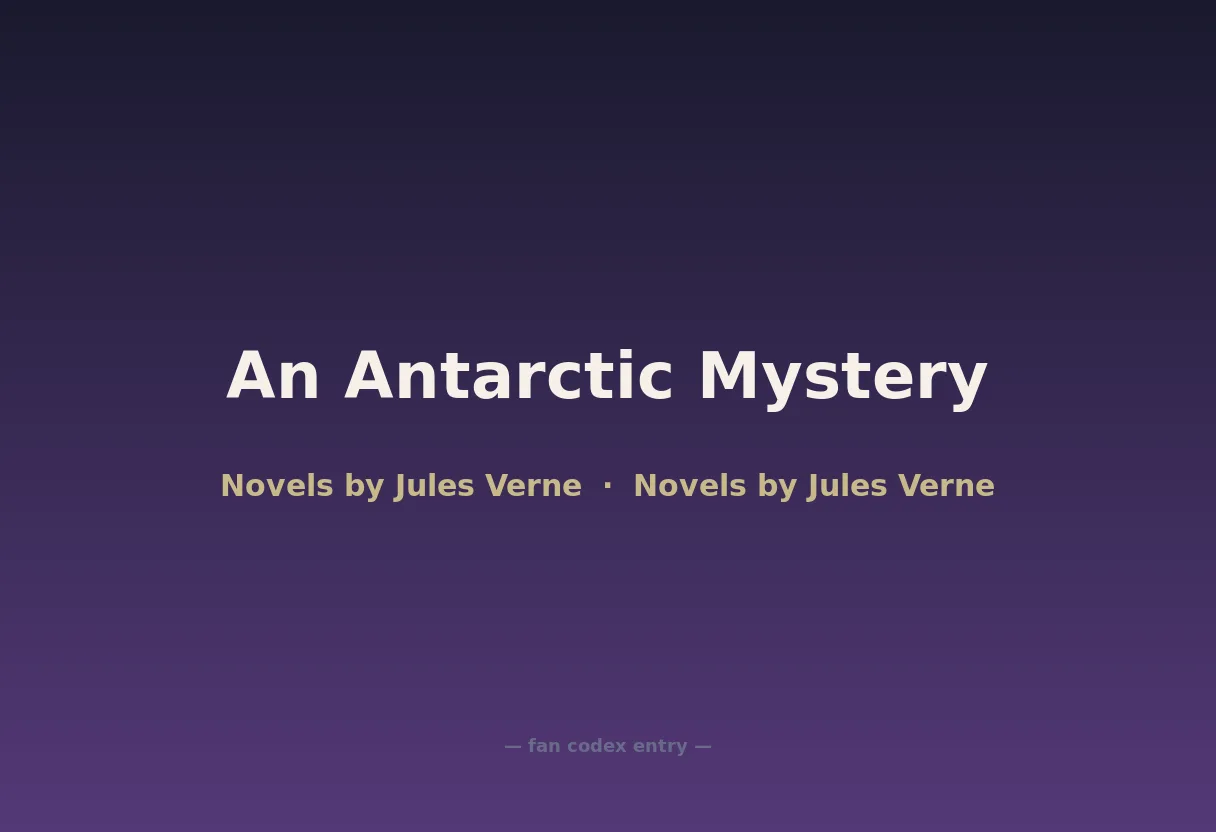 An Antarctic Mystery