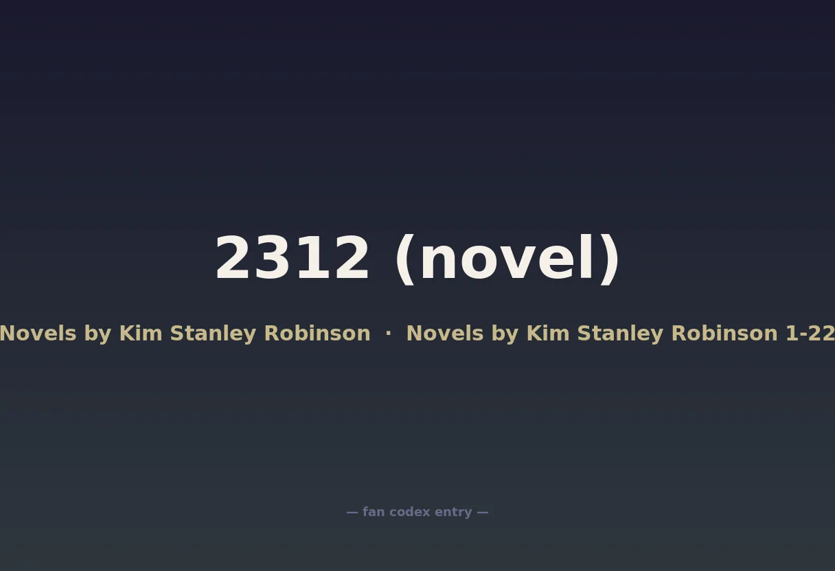2312 (novel)
