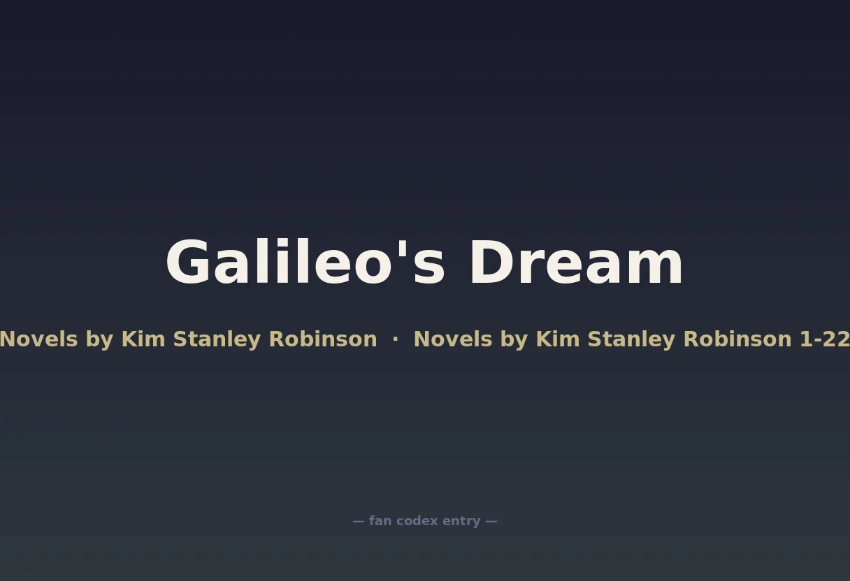 Galileo's Dream