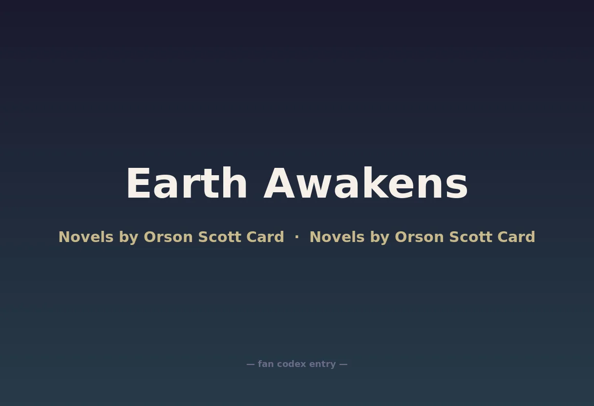 Earth Awakens