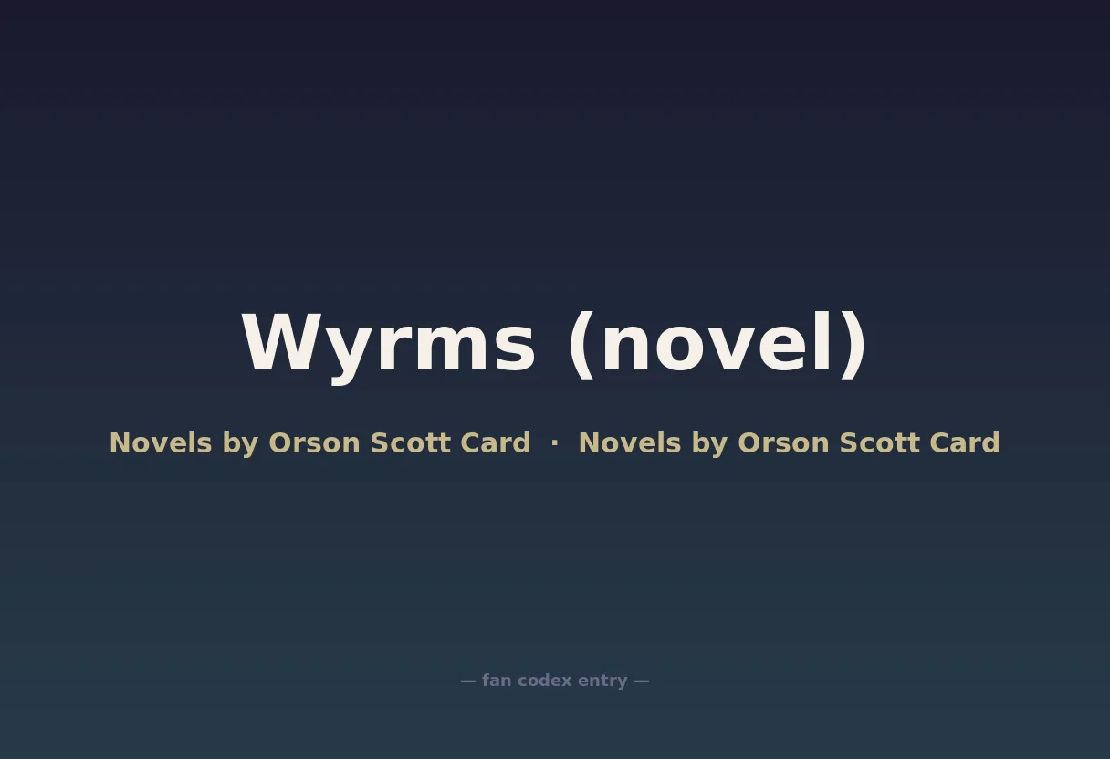 Wyrms (novel)