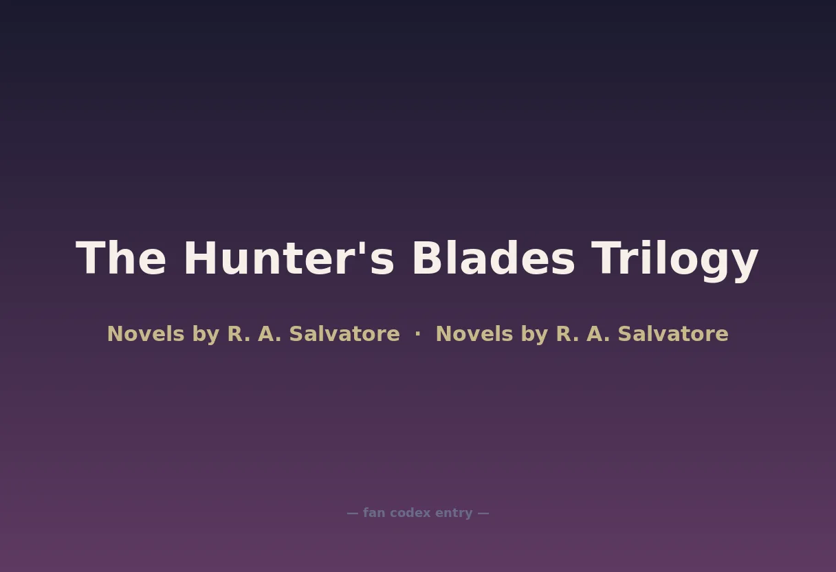 The Hunter's Blades Trilogy