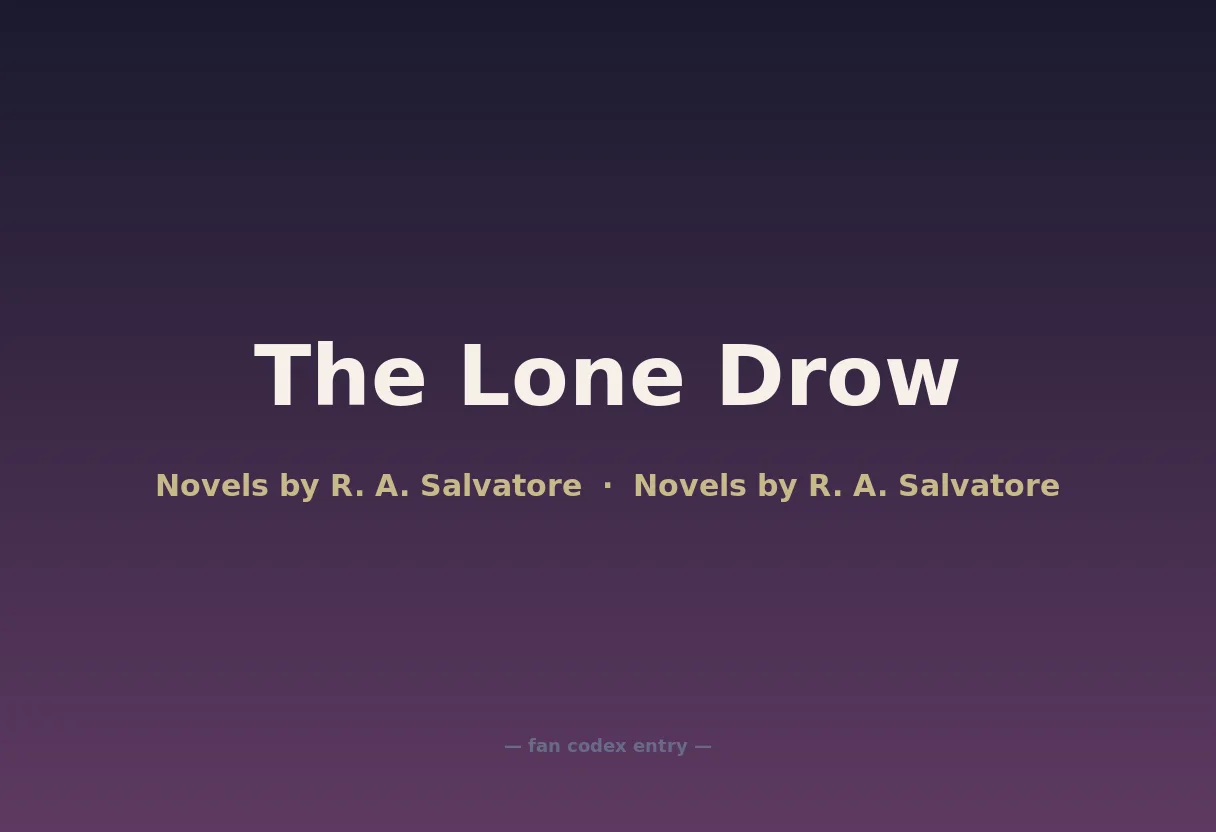 The Lone Drow