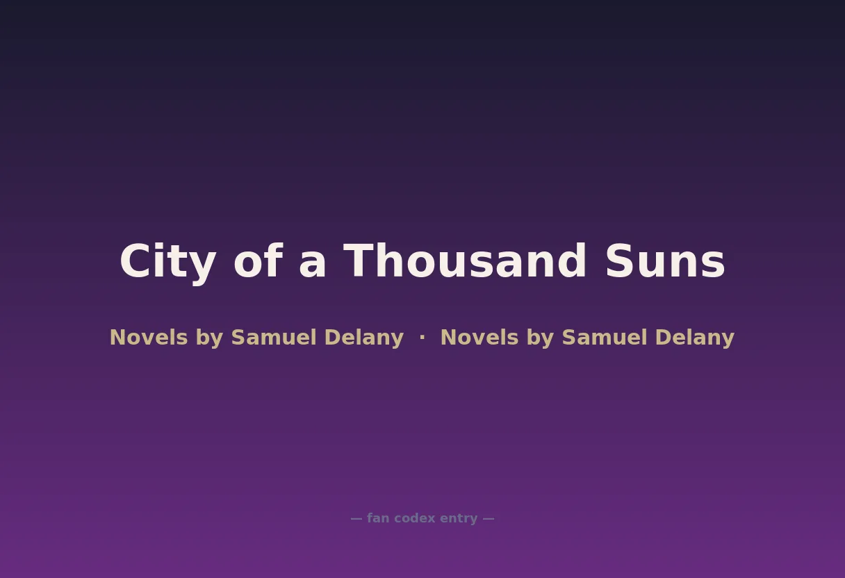 City of a Thousand Suns
