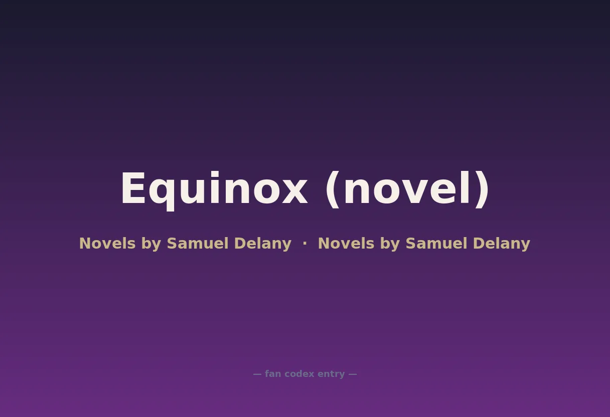 Equinox (novel)