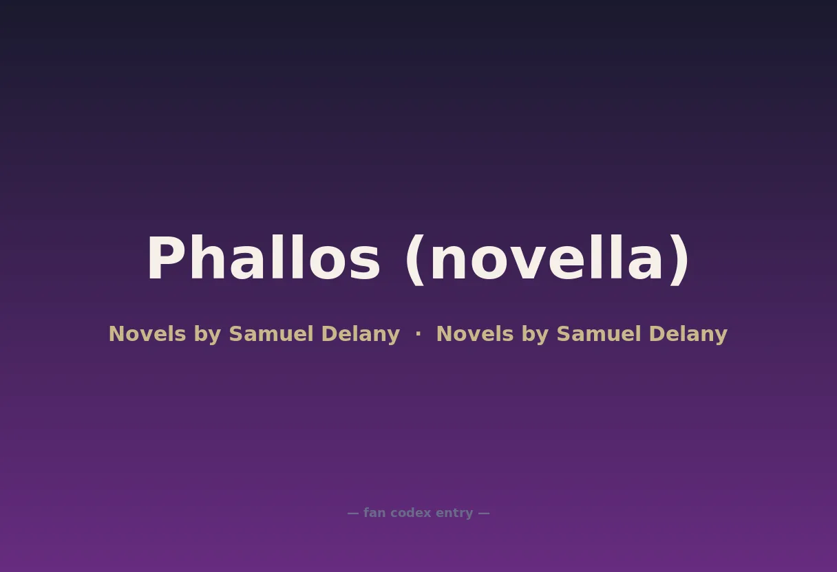 Phallos (novella)