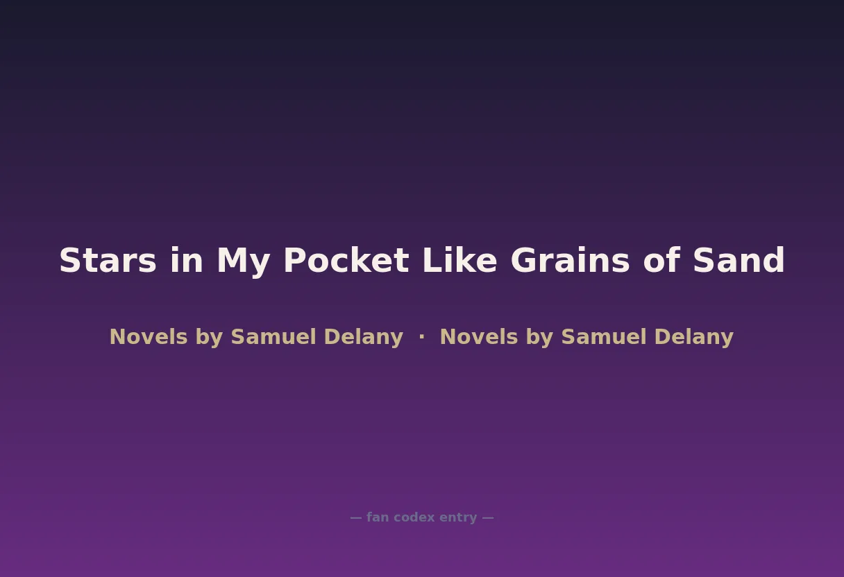 Stars in My Pocket Like Grains of Sand
