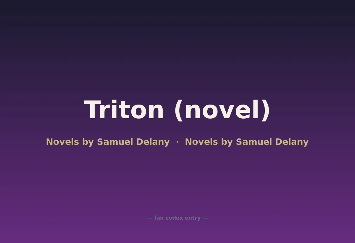 Triton (novel)