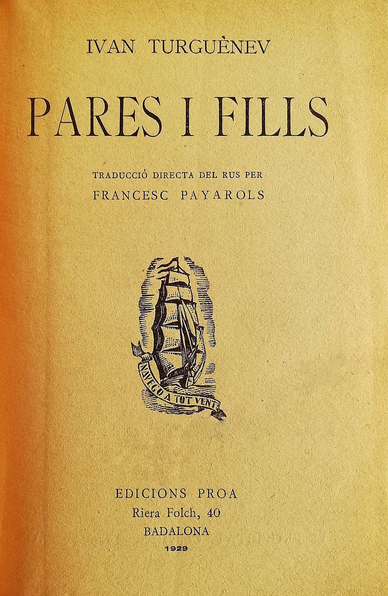 Fathers and Sons (novel)
