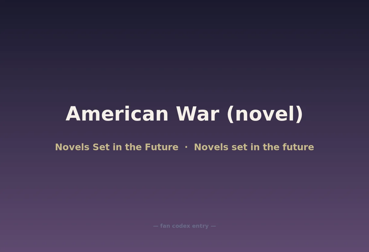 American War (novel)