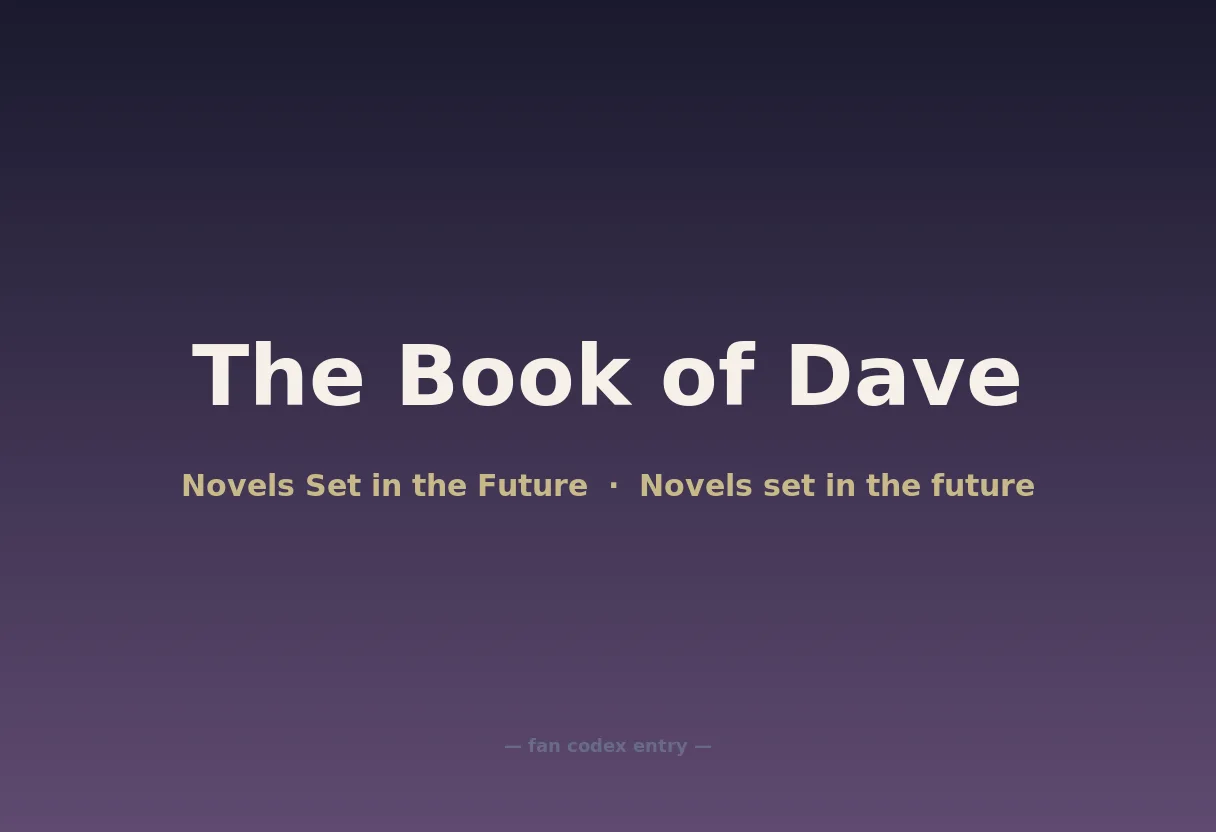 The Book of Dave