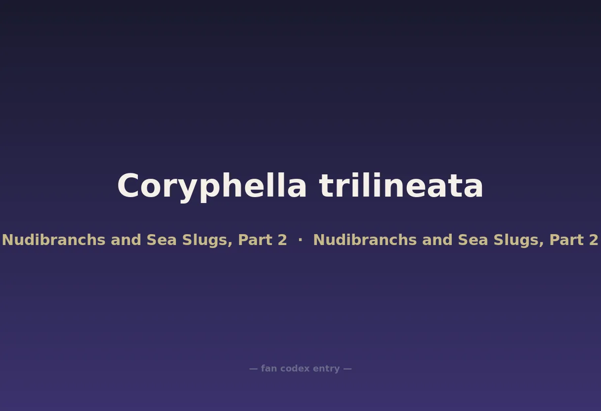 Coryphella trilineata
