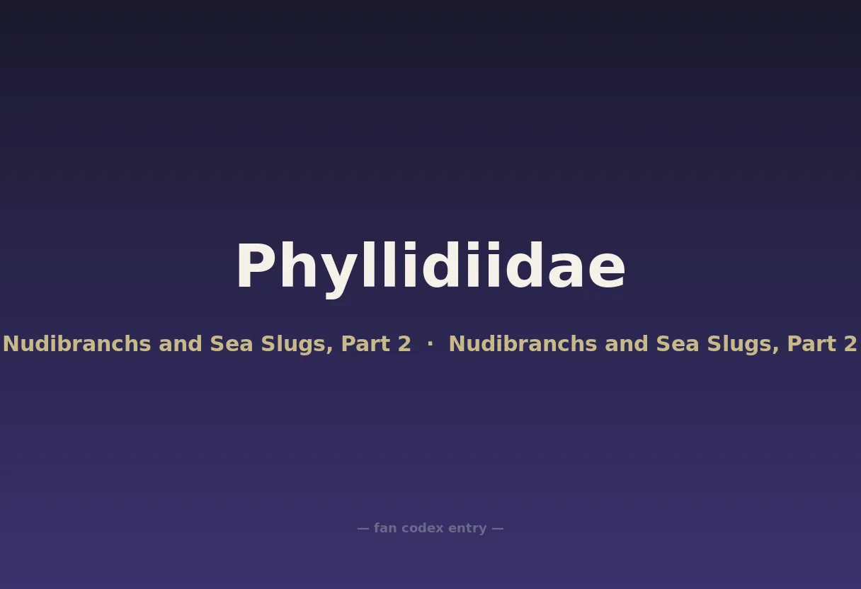 Phyllidiidae