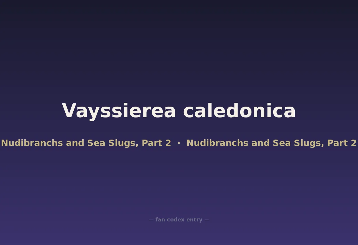 Vayssierea caledonica