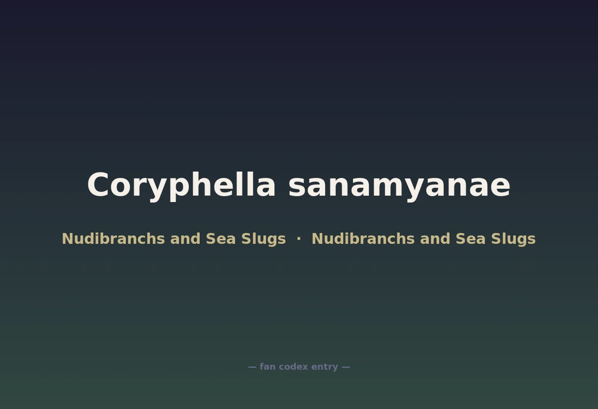 Coryphella sanamyanae