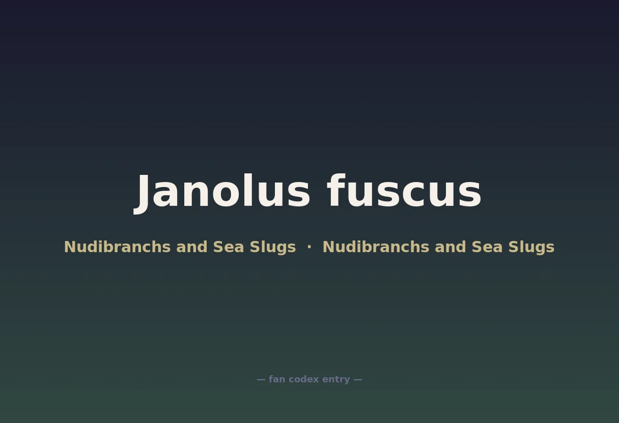 Janolus fuscus
