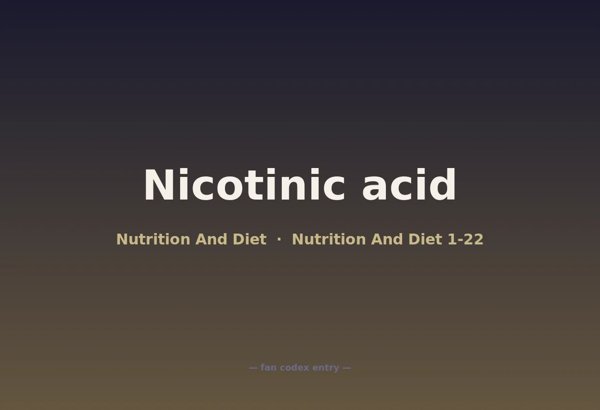 Nicotinic acid