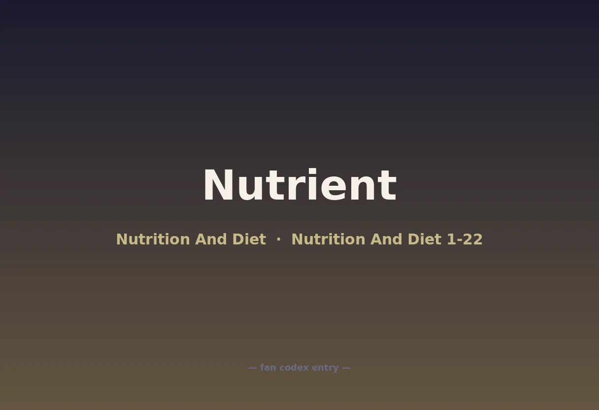 Nutrient