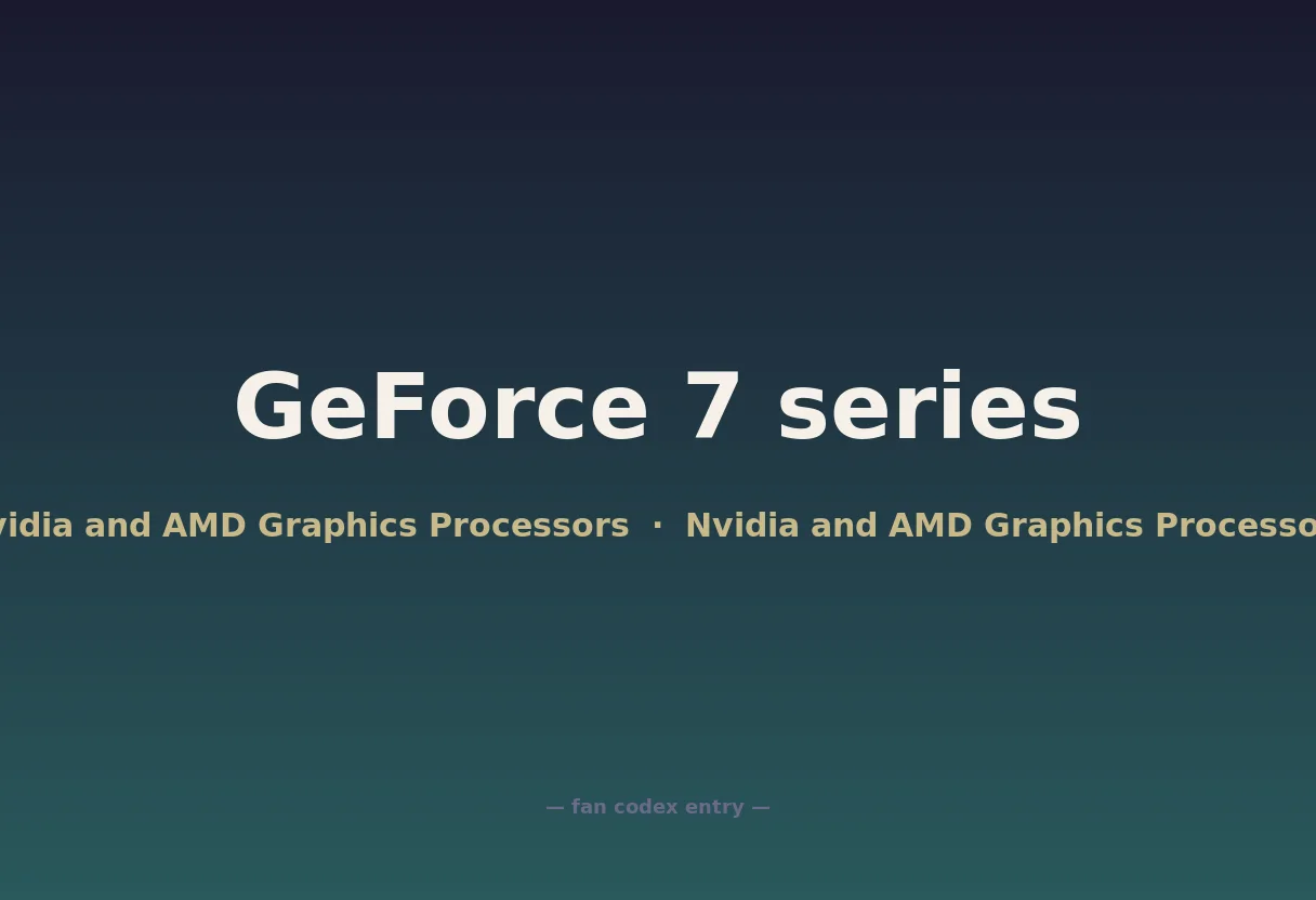 GeForce 7 series