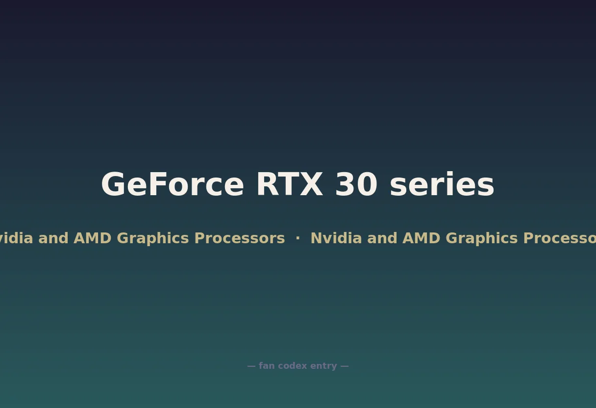 GeForce RTX 30 series