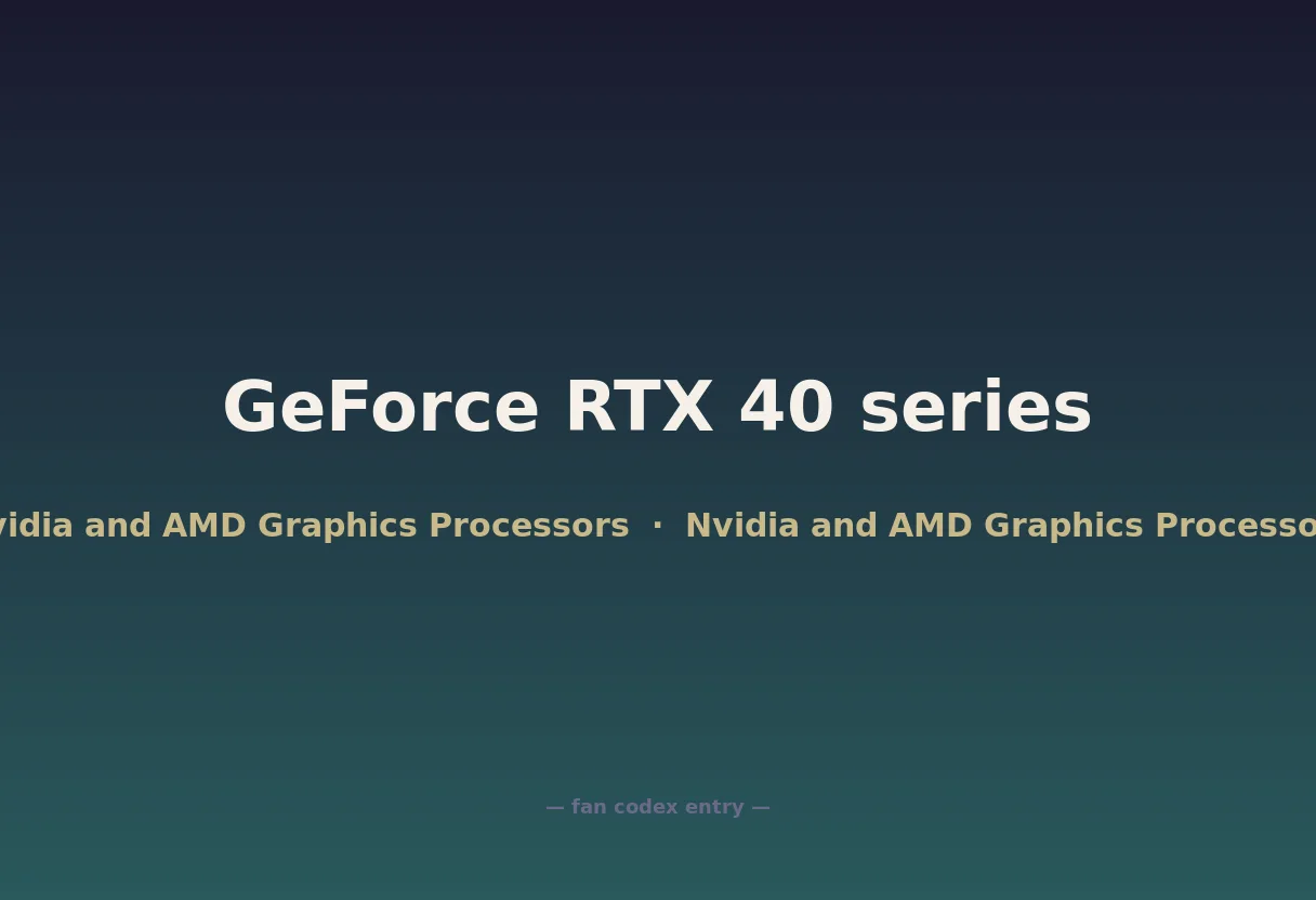 GeForce RTX 40 series