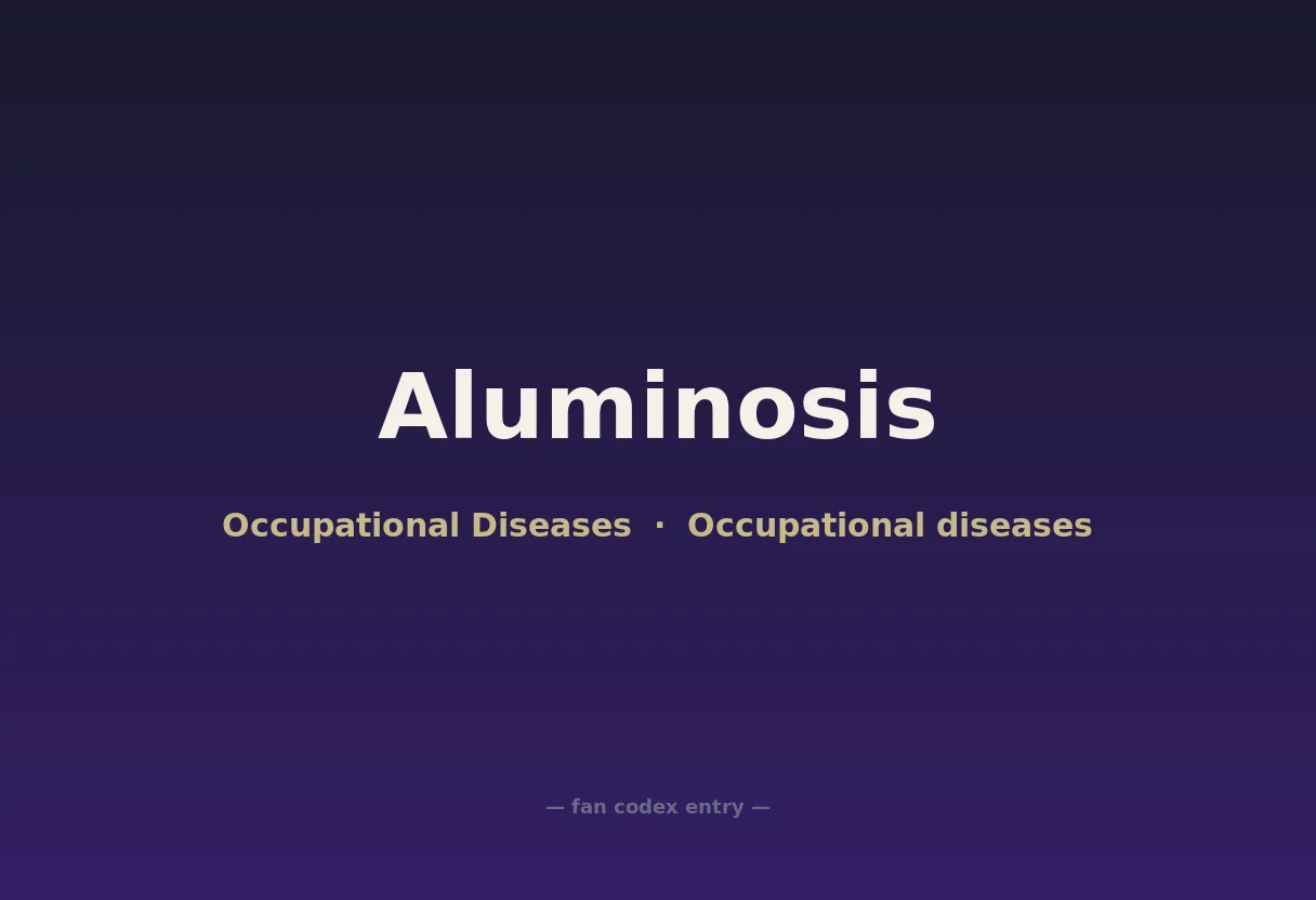Aluminosis