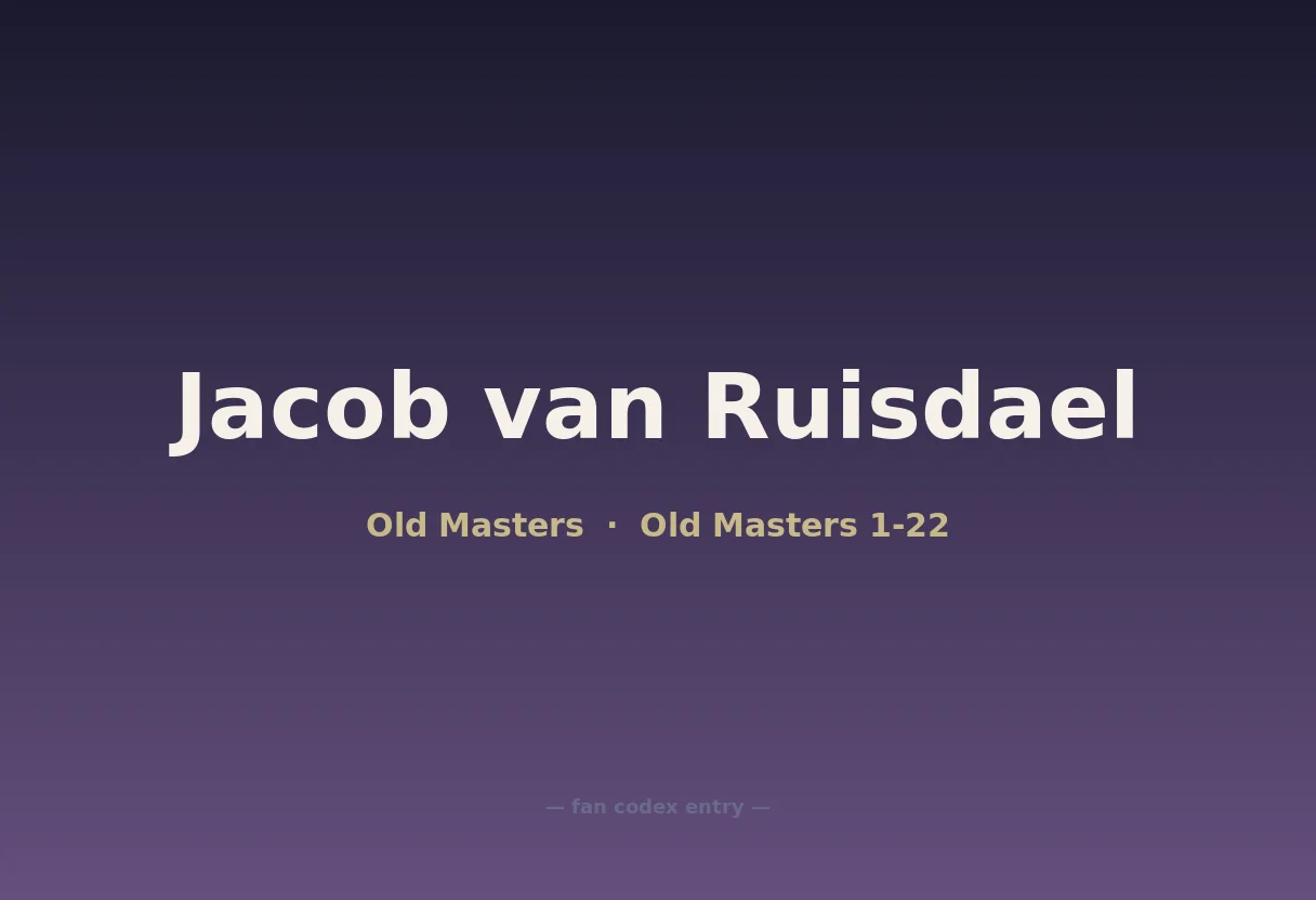 Jacob van Ruisdael