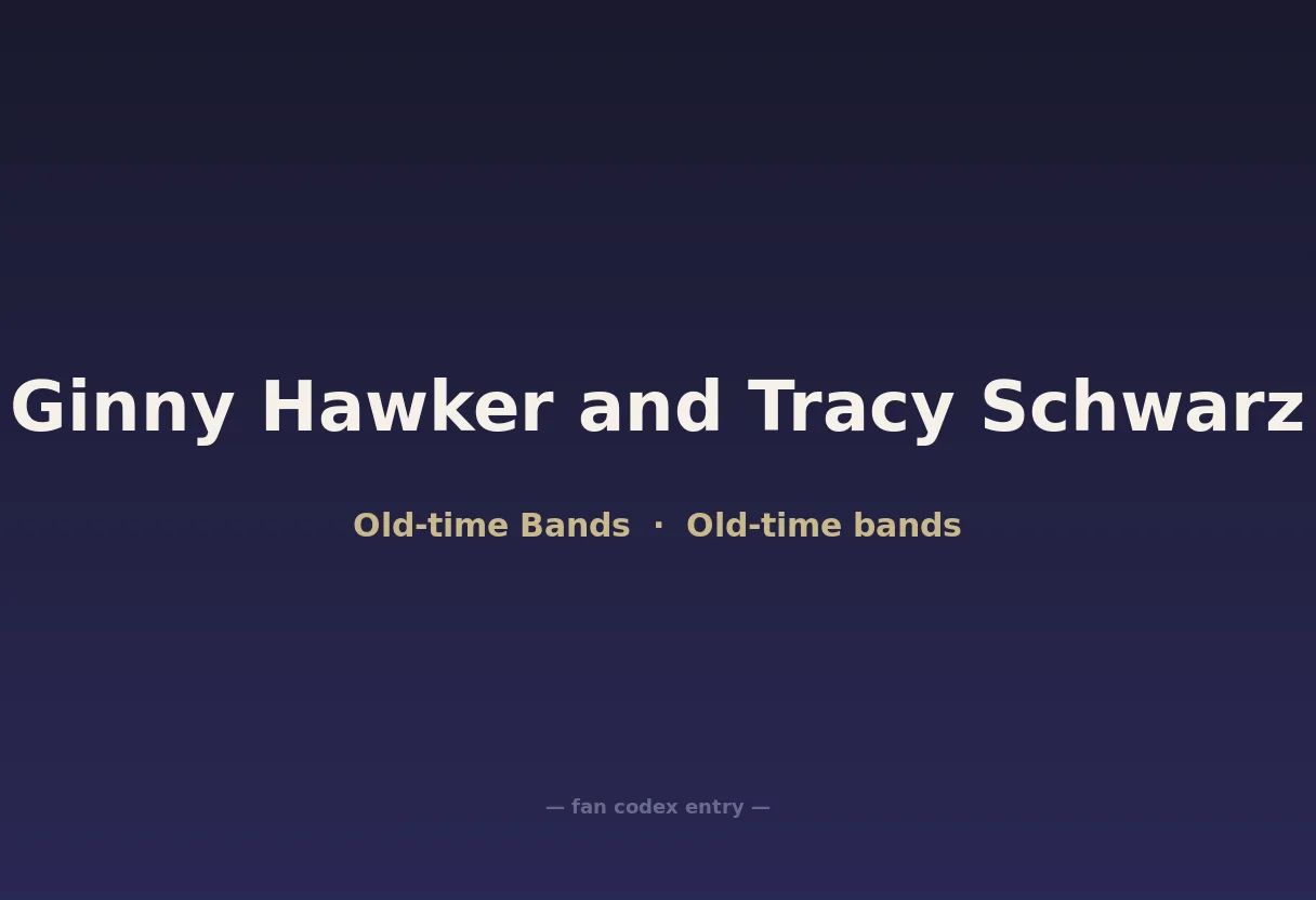 Ginny Hawker and Tracy Schwarz