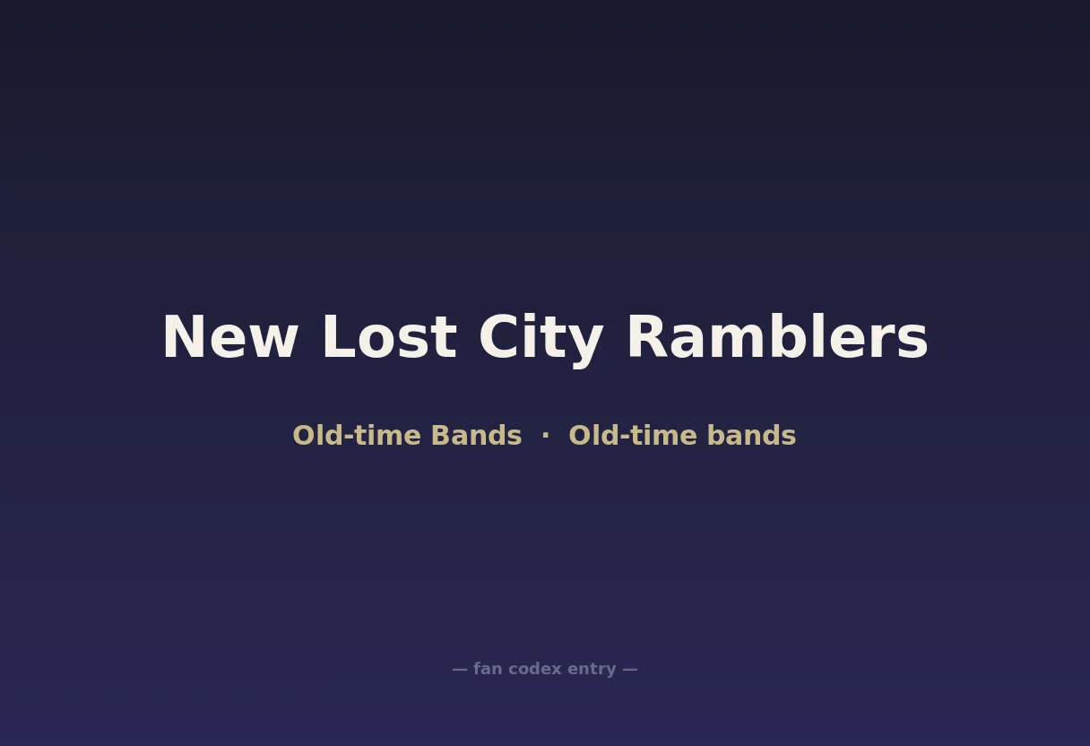 New Lost City Ramblers