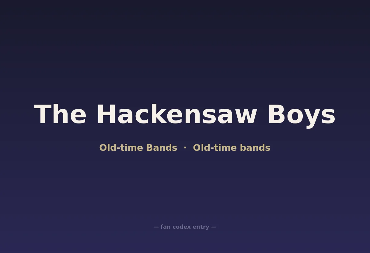 The Hackensaw Boys