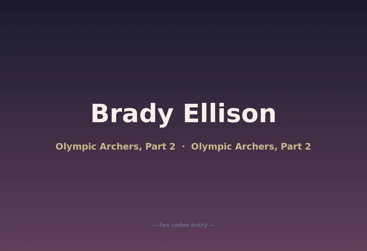 Brady Ellison