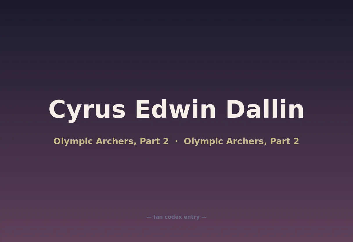 Cyrus Edwin Dallin