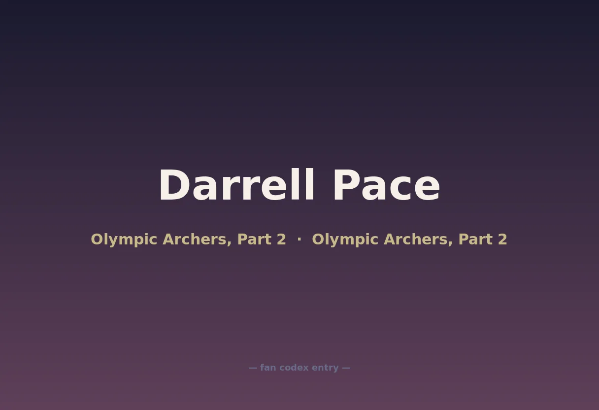 Darrell Pace