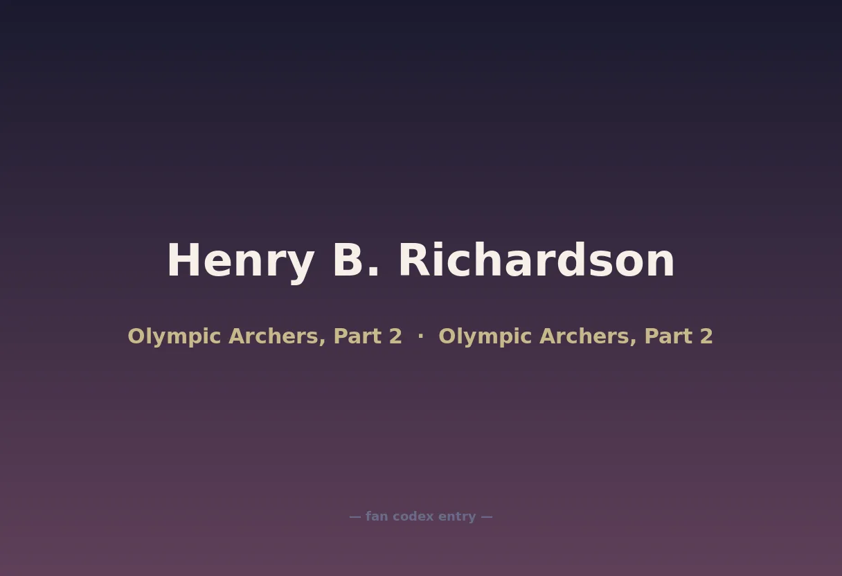 Henry B. Richardson
