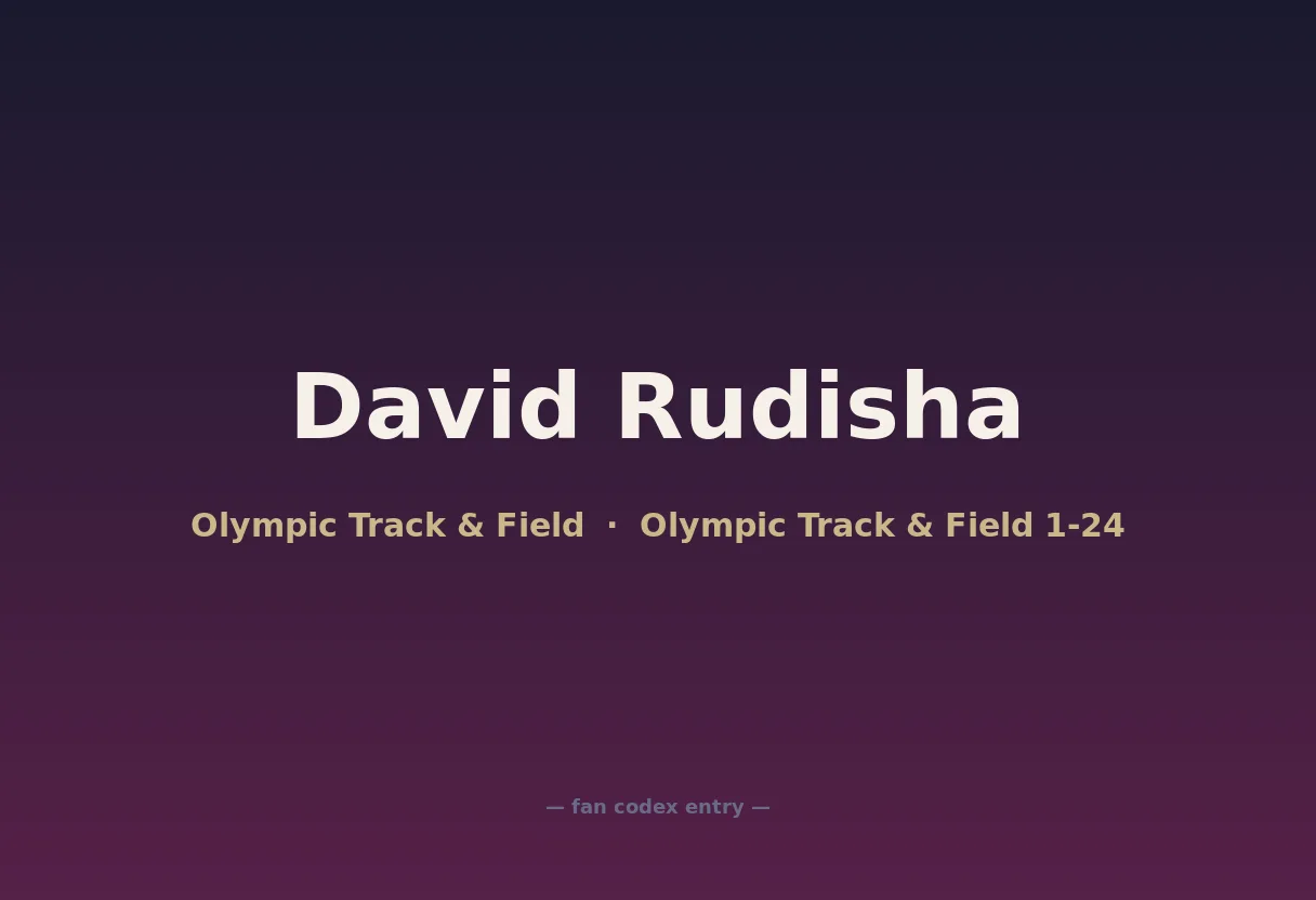 David Rudisha