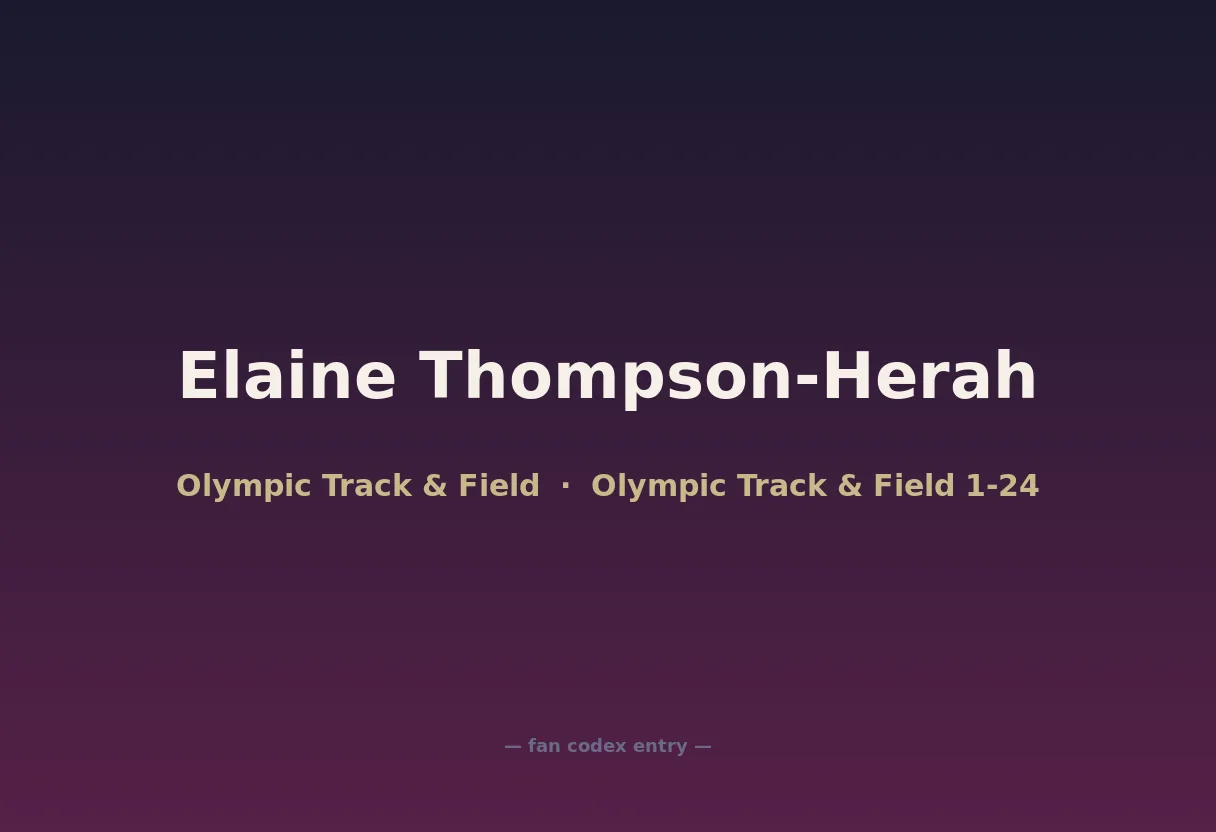 Elaine Thompson-Herah