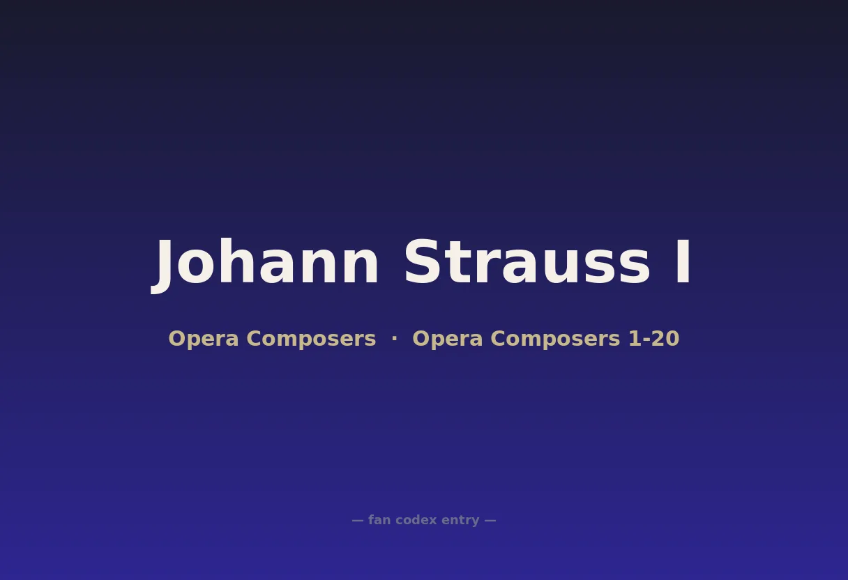 Johann Strauss I