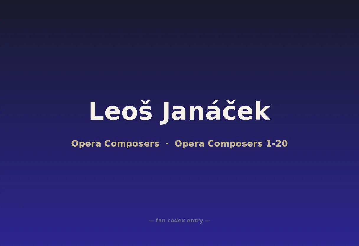 Leoš Janáček