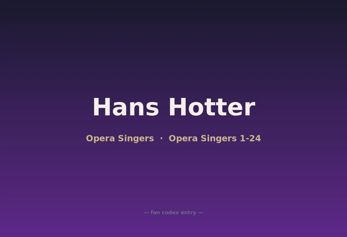 Hans Hotter