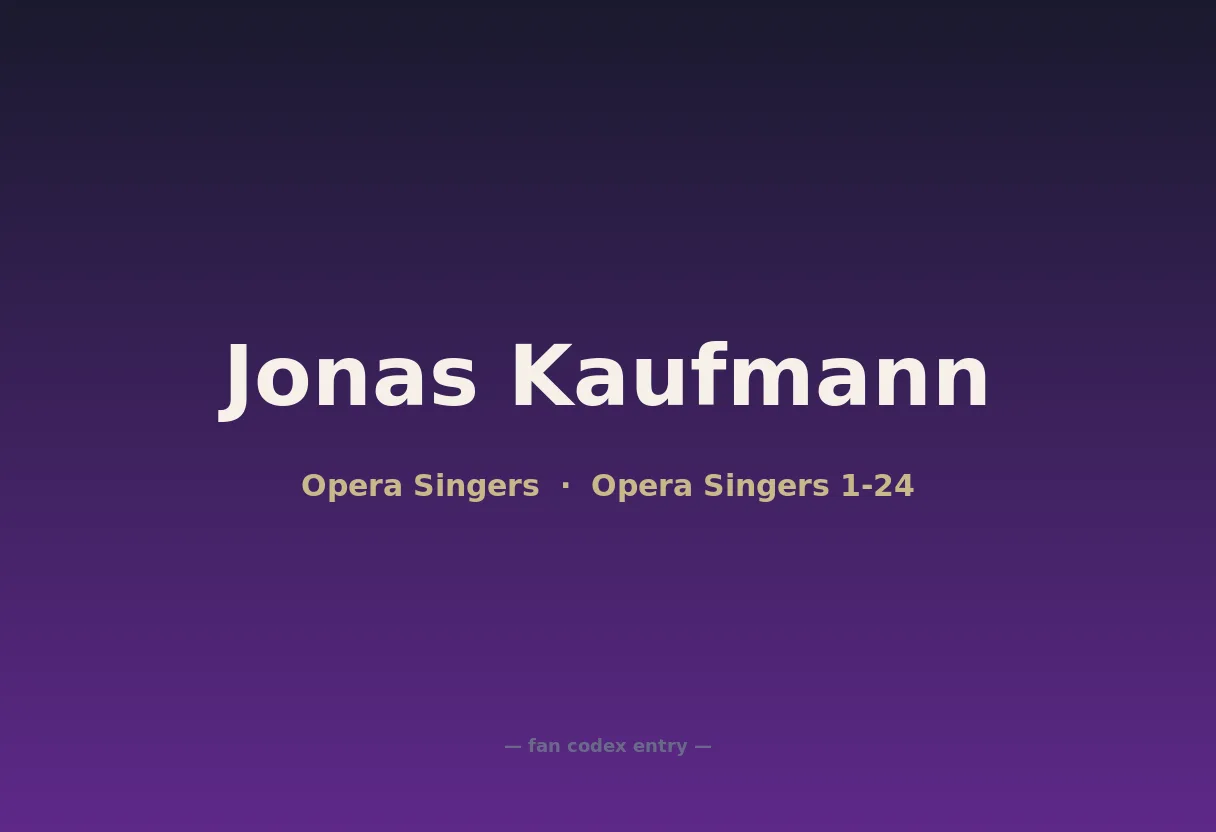 Jonas Kaufmann